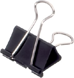 Papierklem MAUL 213 Foldback 32mm zwart 12 stuks