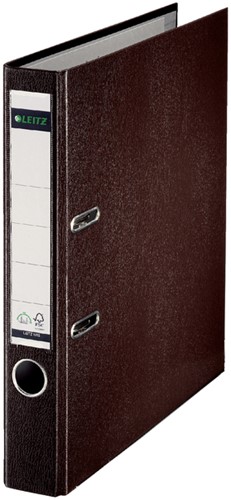 Ordner Leitz 1015 180° 50mm PP A4 bruin