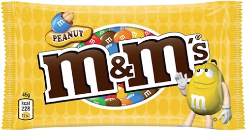 Snoep M&M's pinda 24x45 gram-2