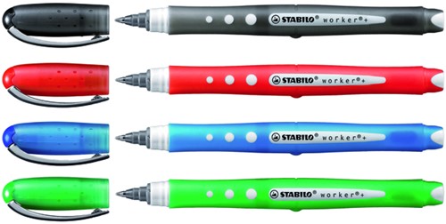 Rollerpen STABILO worker colorful 2019/36 medium groen-2