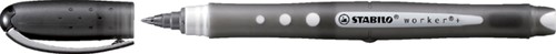 Rollerpen STABILO worker colorful 2019/46 medium zwart-2