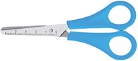 Kinderschaar Westcott 130mm rechtshandig ronde punt lichtblauw