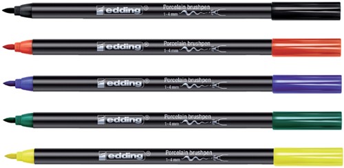 Brushpen edding 4200 porselein rood-2