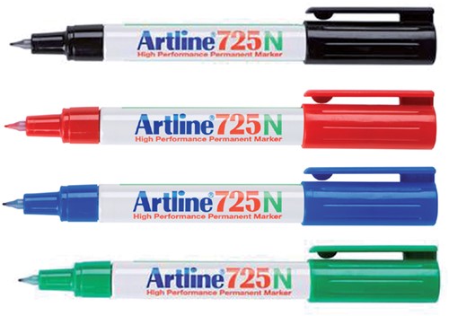 Fineliner Artline 725 rond fijn blauw-2