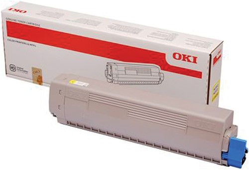 Toner Oki 45862837 geel