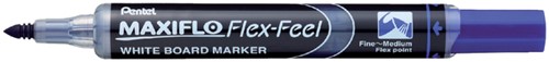 Whiteboardmarker Pentel MWL5SBF Maxiflo rond 1.5-4.5mm blauw