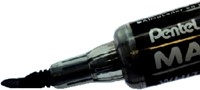Whiteboardmarker Pentel MWL5SBF Maxiflo rond 1.5-4.5mm zwart-2