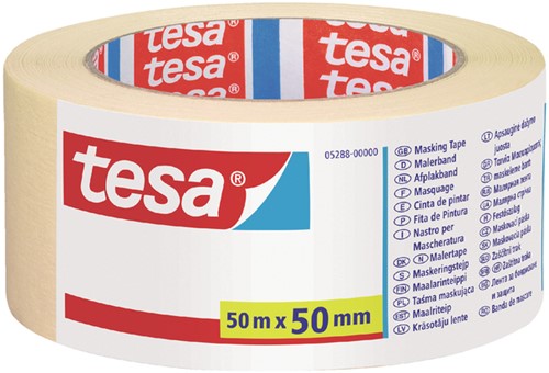 Afplaktape tesa®  Economy 50mmx50m creme