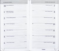 Agenda 2025 Brepols Breplan 7dag/1pagina Genova zwart