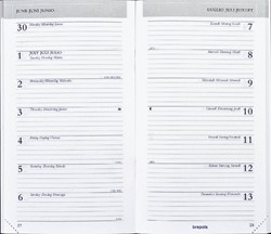 Agenda 2025 Brepols Breplan 7dag/1pagina Genova zwart