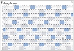 Jaarplankalender 2027 Quantore A1 84x57cm