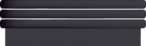 Kaftpapier Kangaro 500x50cm kraft 60gr zwart set à 3rol