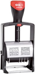 Woord-datumstempel Colop Heavy Duty 2000/WD Classic Line 12 teksten
