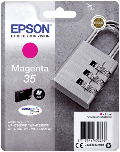 Inktcartridge Epson 35 T3583 rood