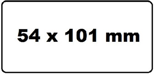 Labeletiket Quantore 99014 54x101mm adres wit-2