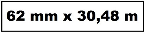 Labeletiket Rillprint DK-44205 doorlopend 62mm 1 rol á 30m verwijderbaar wit-2