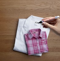 Wasgoedmarker edding 8040 rond 1mm zwart in blister-1