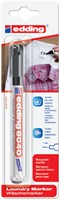 Wasgoedmarker edding 8040 rond 1mm zwart in blister