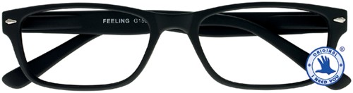 Leesbril I Need You +3.00 dpt Feeling zwart-2