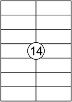 Etiket Avery DP144 105x42mm wit 1400 etiketten-2