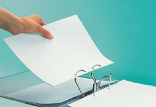 Ordner Leitz 1050 klassiek gewolkt 180° 50mm karton A4 zwart-2
