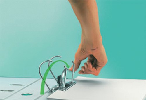 Ordner Leitz 1050 180° 50mm Recycle karton A4 zwart-1