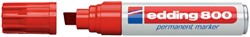Viltstift edding 800 schuin 4-12mm rood