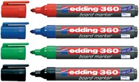 Whiteboardmarker edding 360 rond 1.5-3mm assorti 4 stuks-2