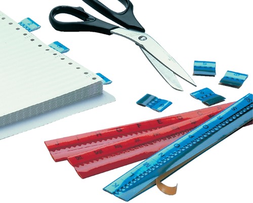 Tabstroken Durable zelfklevend glashelder 50x200mm-4