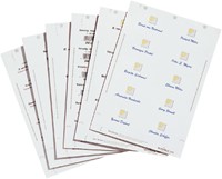 Badgekaart Durable 1455 bedrukbaar 54x90mm 200 stuks