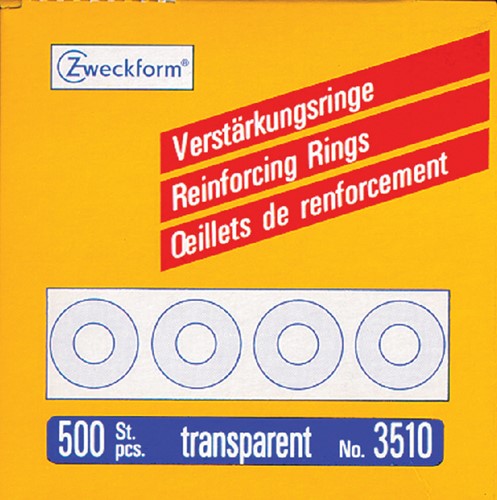 Versterkingsringen Avery 3510 13mm transparant 500 stuks