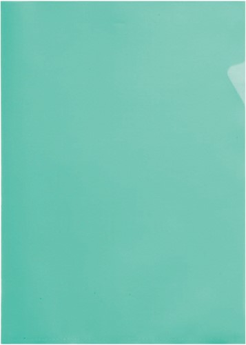 Insteekmap L-model Quantore A4 PP 0.12mm groen 25 stuks-2