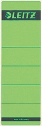 Rugetiket Leitz breed/kort 62x192mm zelfklevend groen 10 stuks