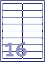 Etiket Avery J8562-25 99.1x33.9mm transparant 400 stuks-2