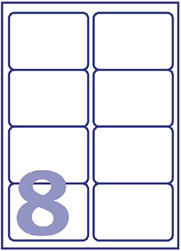 Etiket Avery J8165-40 99.1x67.7mm wit 320 stuks-2