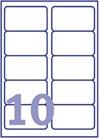 Etiket Avery J8173-10 99.1x57mm wit 100stuks-2