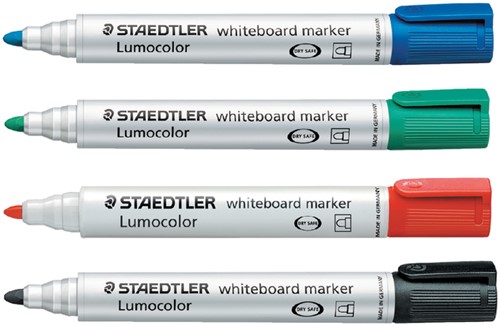 Whiteboardmarker Staedtler Lumocolor 351 rond groen 2mm-2