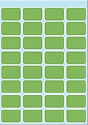 Etiket HERMA 3645 12x19mm groen 160 stuks