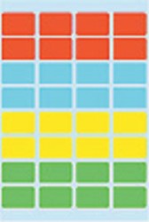 Etiket HERMA 3631 12x19mm assorti 160 stuks