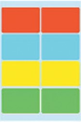 Etiket HERMA 3681 26x40mm assorti 40 stuks