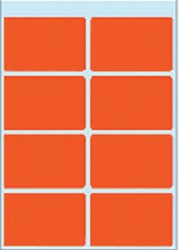 Etiket HERMA 3692 26x40mm rood 40 stuks