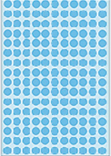 Etiket HERMA 2213 rond 8mm blauw 5632 stuks-2