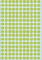 Etiket HERMA 2215 rond 8mm groen 5632 stuks-2