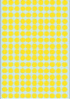 Etiket HERMA 2211 rond 8mm geel 5632stuks-2