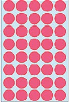 Etiket HERMA 2256 rond 19mm fluor rood 960 stuks-2