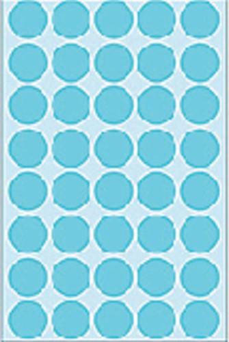 Etiket HERMA 2253 rond 19mm blauw 1280 stuks-2