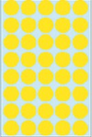 Etiket HERMA 2251 rond 19mm geel 1280 stuks-3