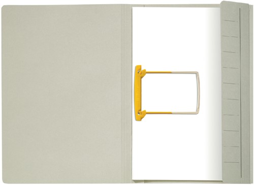 Combimap Secolor folio 1 klep recycled 250gr grijs-2