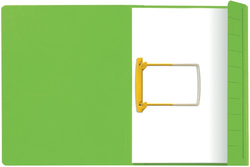 Clipmap Secolor A4 100% gerecycled karton 250gr groen verpakt per 50 stuks