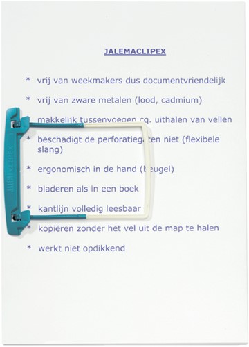 Bundelmechaniek Djois JalemaClipex blauw 10 stuks